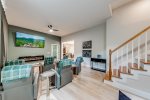 Lower level living area